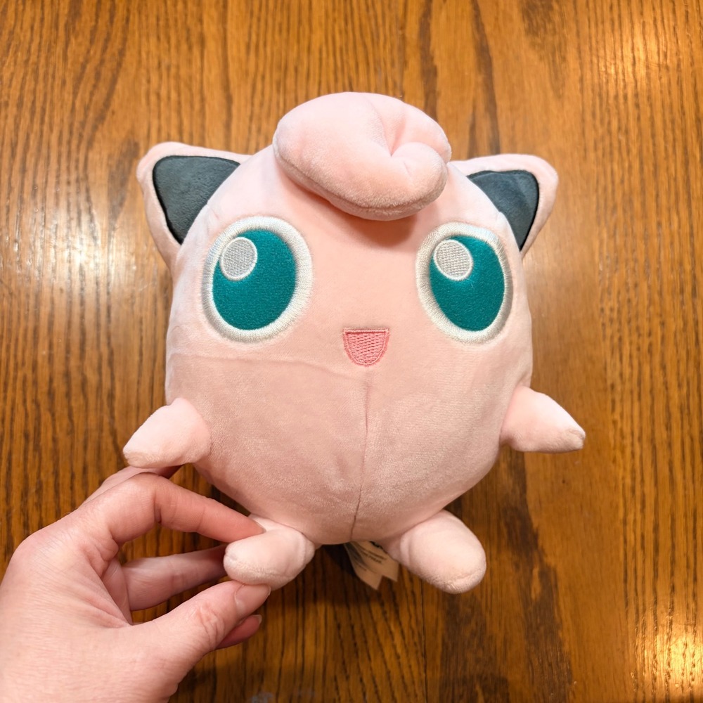 Pokemon Jigglypuff Plush Pink 2023 Jazwares Nintendo Official Licensed Toy